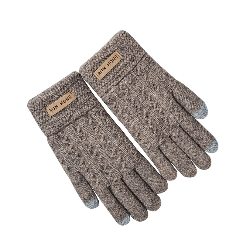 Cold Protection Thick Touch Screen Fleece-lined Gloves