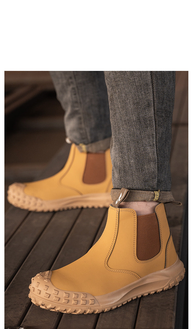 Steel Toe Anti-Smashing and Anti-Stab Safety Work Boot