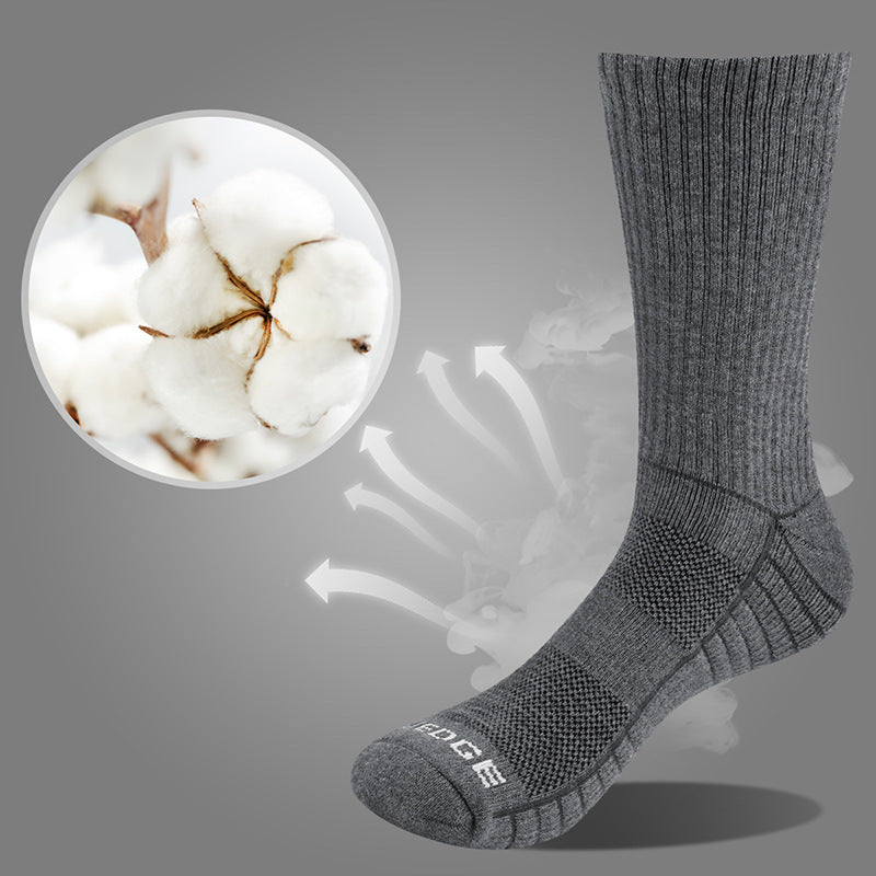 Combed cotton fabric socks