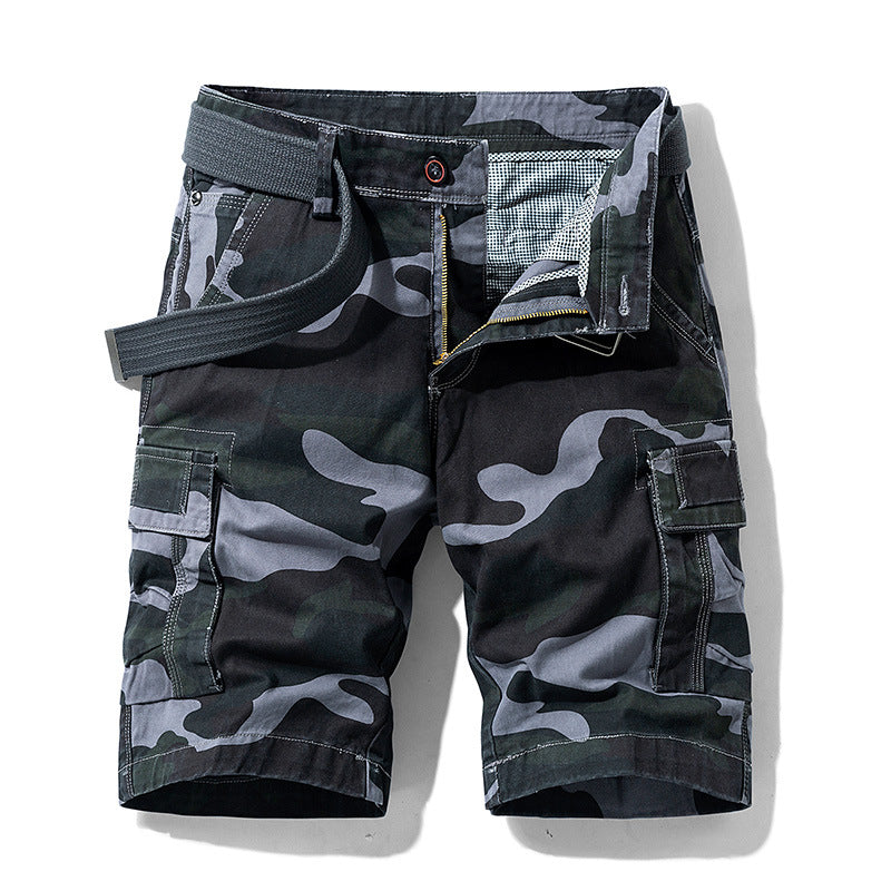 Camouflage Five-Point Loose Breathable Casual Shorts