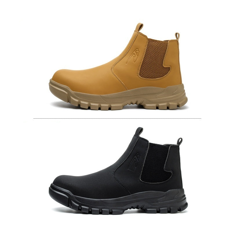 Anti-Smashing And Anti-Penetration Steel Toe Work Boots