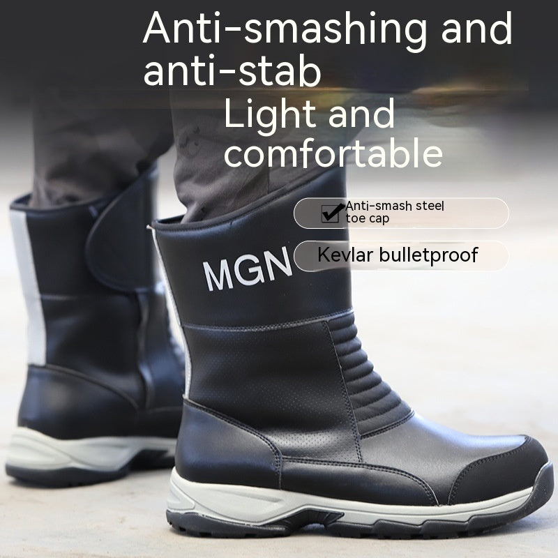 Steel Toe Protection Waterproof Work Boot / Anti-smashing And Safety Shoes