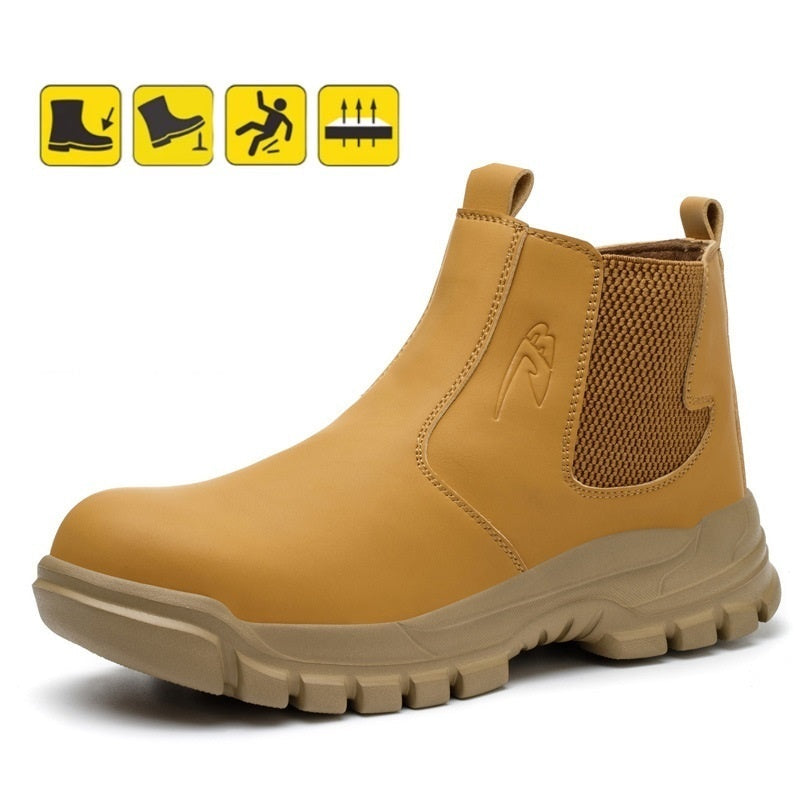Anti-Smashing And Anti-Penetration Steel Toe Work Boots