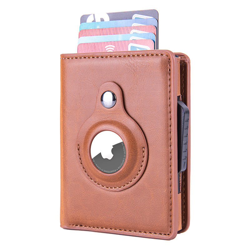 RFID Men's Wallet Leather Wallet Air Tag
