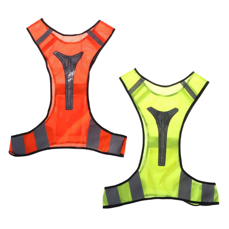 Hi Visibility LED Light Reflective Vest