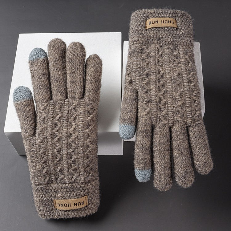 Cold Protection Thick Touch Screen Fleece-lined Gloves