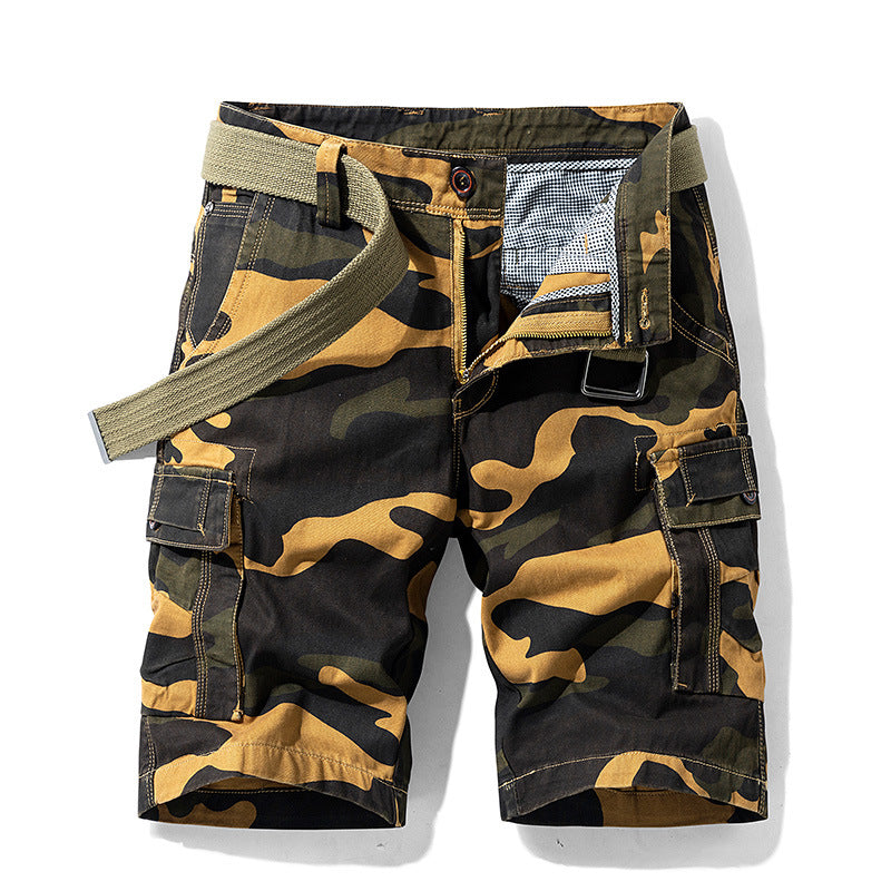Camouflage Five-Point Loose Breathable Casual Shorts