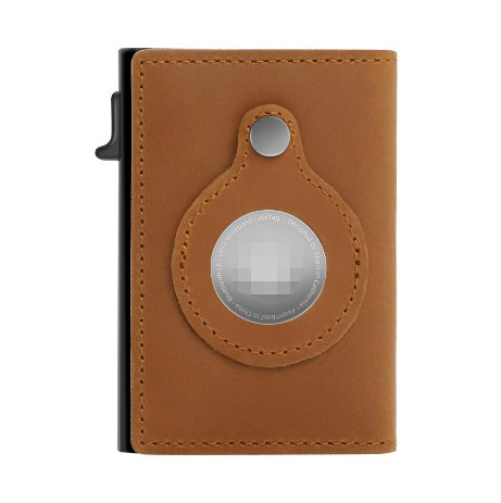 RFID Men's Wallet Leather Wallet Air Tag