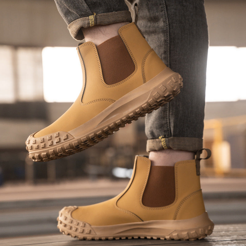 Steel Toe Anti-Smashing and Anti-Stab Safety Work Boot