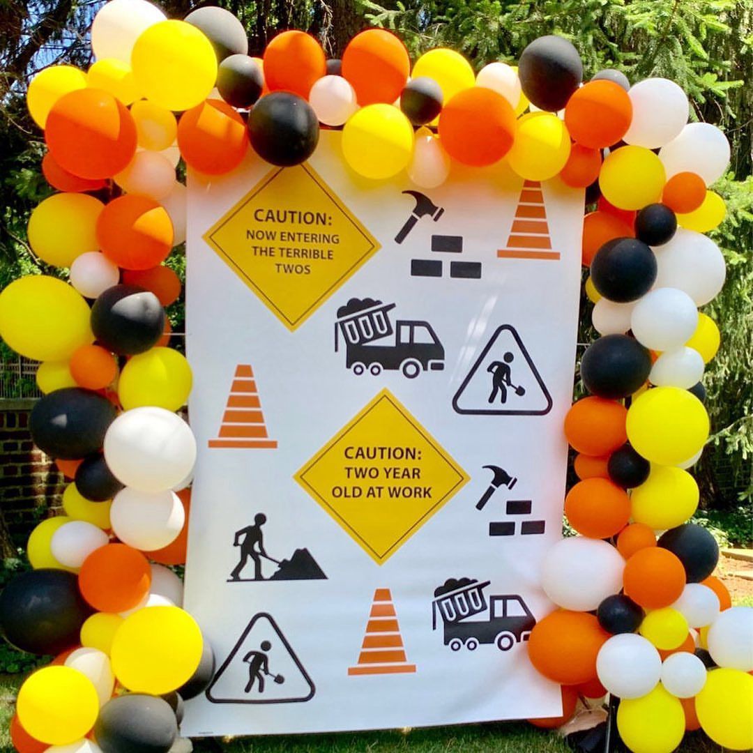 Excavator Cupcake Topper / Construction Tractor Cake Topper / Table Decor Birthday Party / Party Supplies