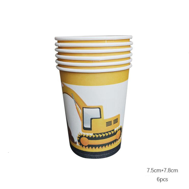 Excavator Cupcake Topper / Construction Tractor Cake Topper / Table Decor Birthday Party / Party Supplies
