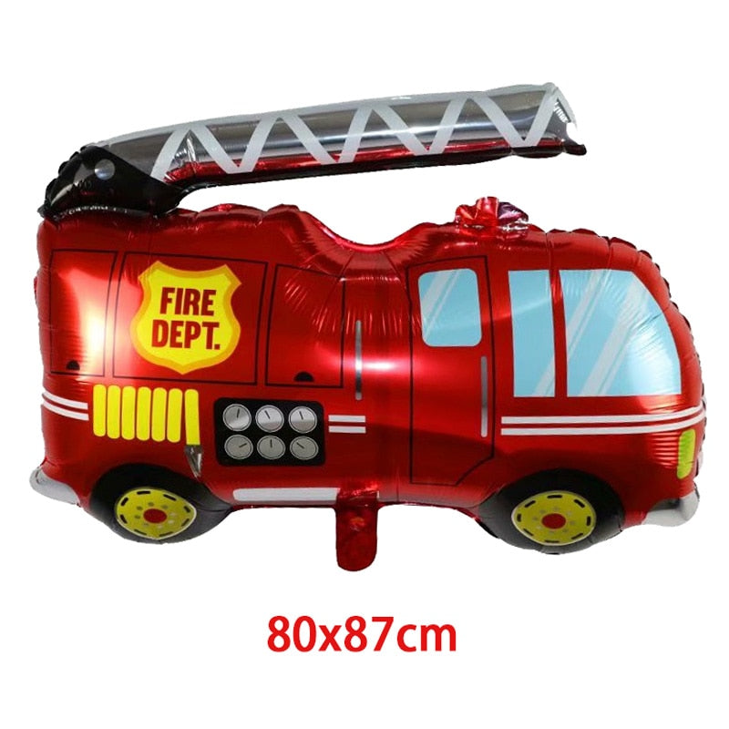 Construction Equipment Decorations / Disposable Tableware Set / Cupcake Toppers / Banners, Balloons