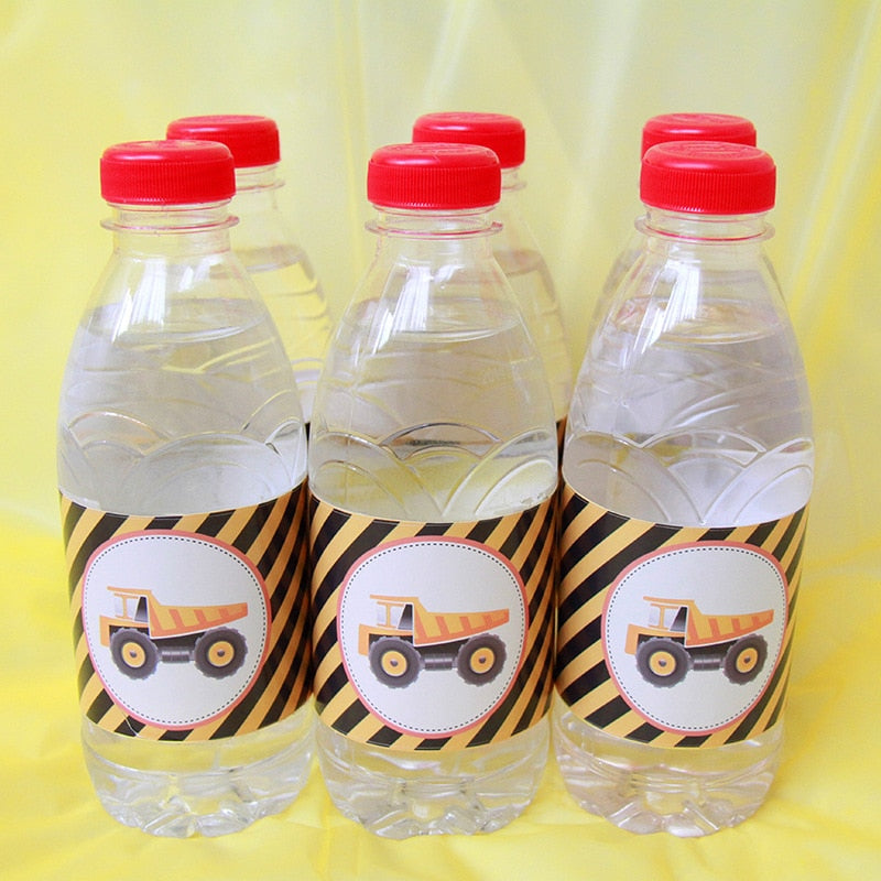 Construction Equipment Decorations / Disposable Tableware Set / Cupcake Toppers / Banners, Balloons