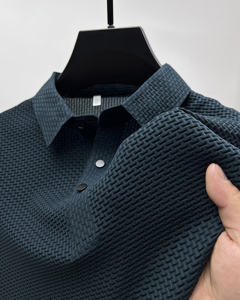 Ice Silk Short Sleeve Polo Shirt