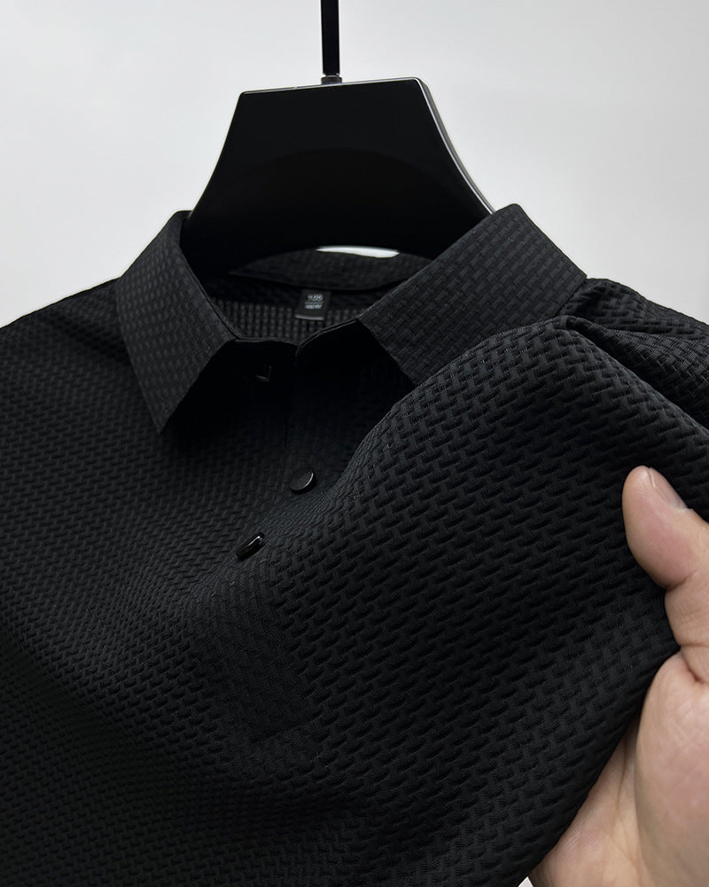 Ice Silk Short Sleeve Polo Shirt