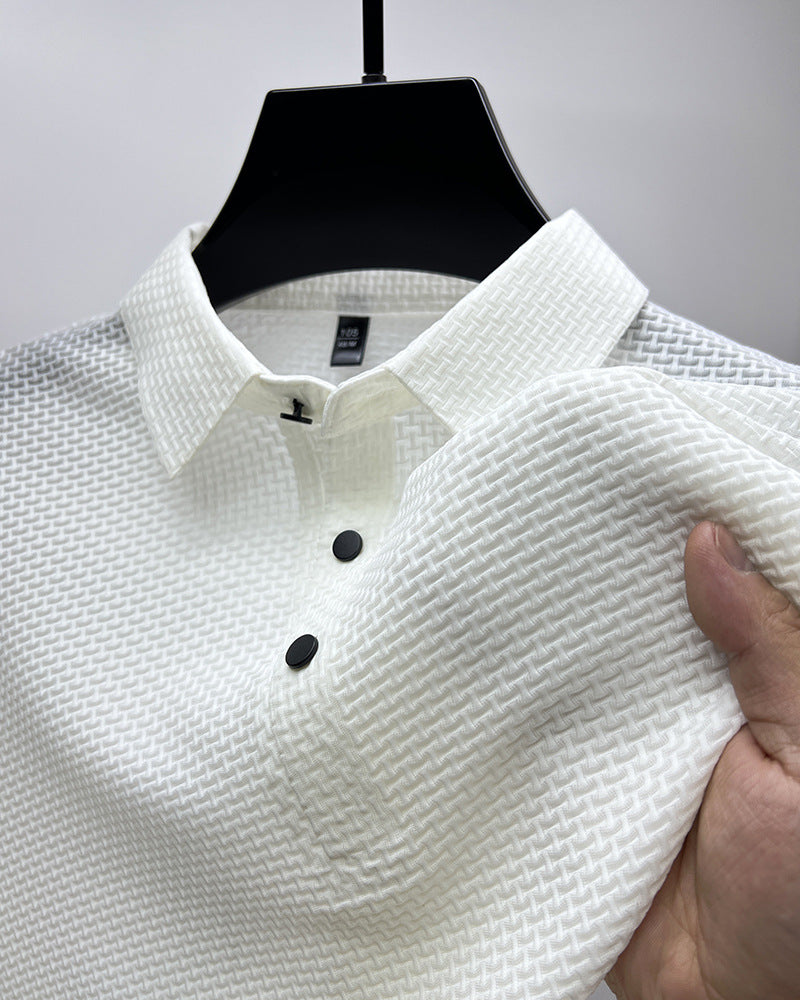 Ice Silk Short Sleeve Polo Shirt