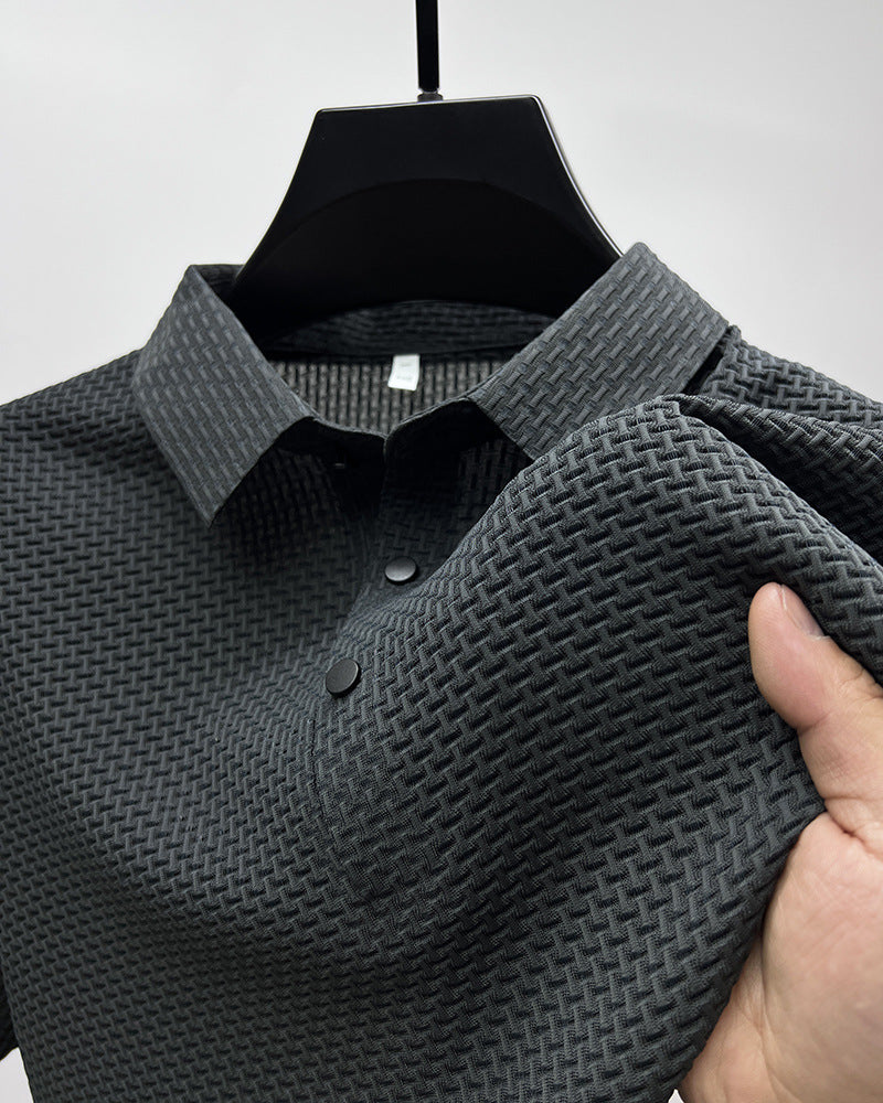 Ice Silk Short Sleeve Polo Shirt