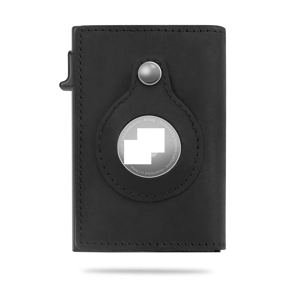 RFID Men's Wallet Leather Wallet Air Tag