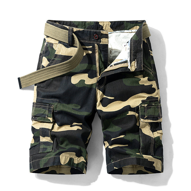 Camouflage Five-Point Loose Breathable Casual Shorts