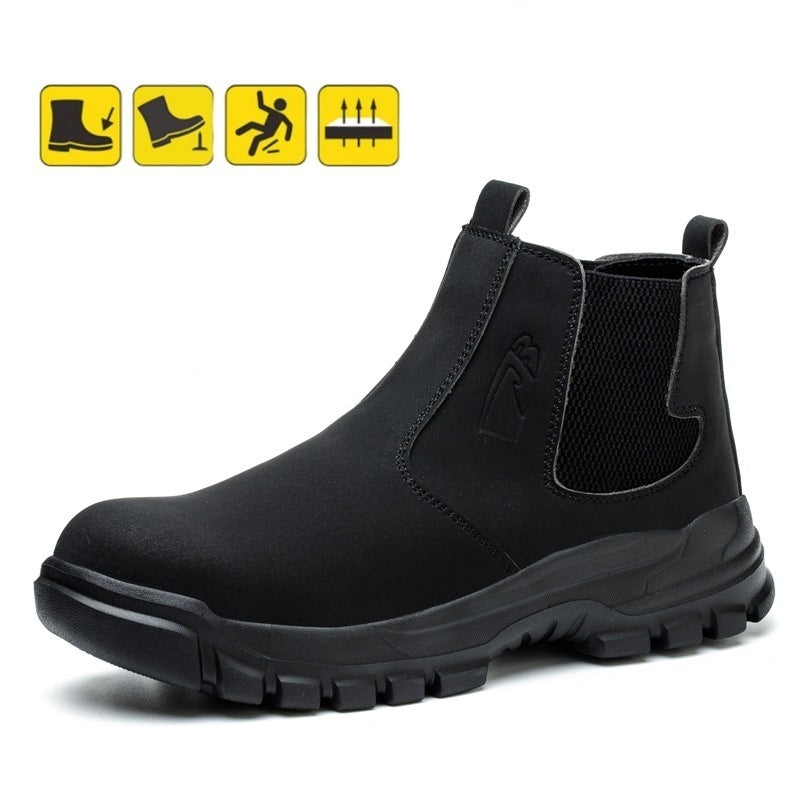 Anti-Smashing And Anti-Penetration Steel Toe Work Boots