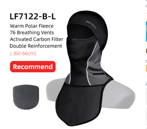Warm face mask for face protection and wind proof
