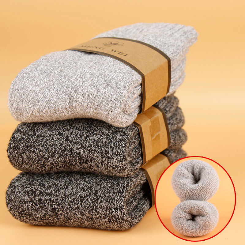 Wool Thickened Long-tube Socks
