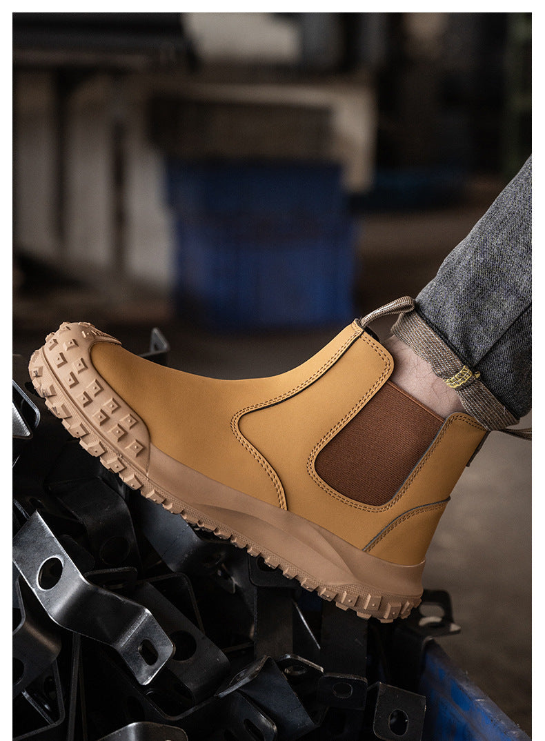 Steel Toe Anti-Smashing and Anti-Stab Safety Work Boot