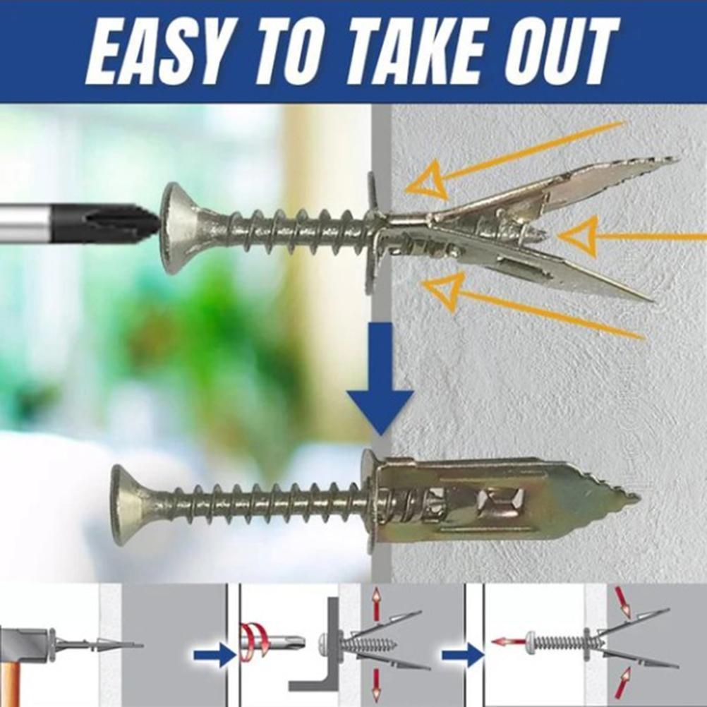 10 Pack of Self Drilling Anchors Screws for Drywall