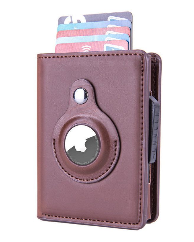 RFID Men's Wallet Leather Wallet Air Tag