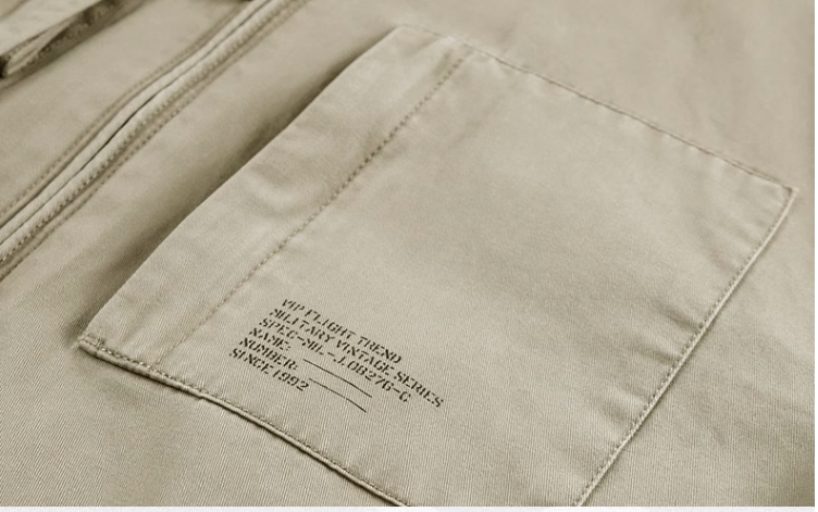 Loose Fitting Pure Cotton Jacket