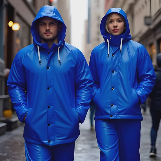 Thickened Raincoat Suit