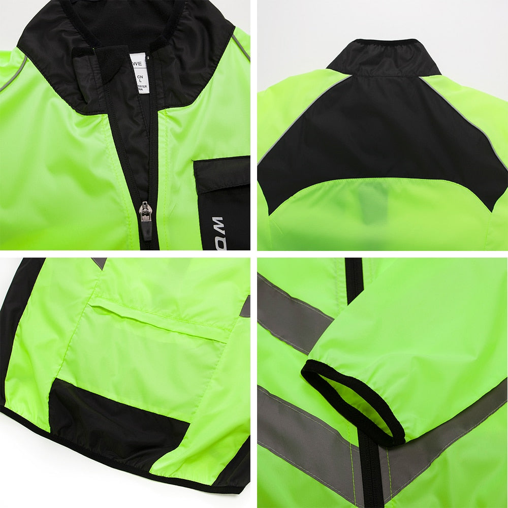 High Visibility MultiFunction Windproof Quick Dry Rain Coat And Windbreaker