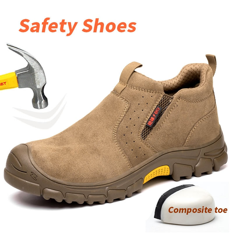 Composite Fiber Toe / Leather Work Boot