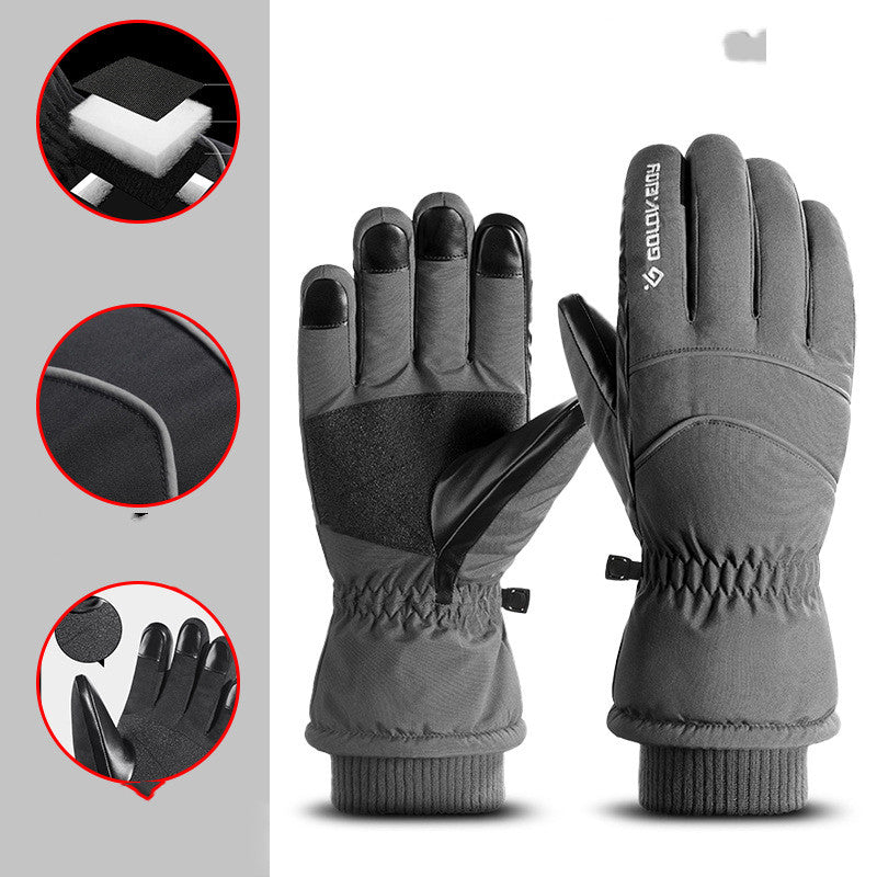 Non-slip Touch Screen And Velvet Warm Gloves