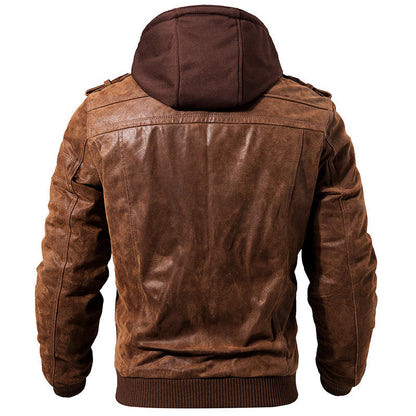 Handmade Genuine Leather Retro Jacket