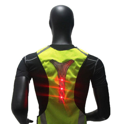 Hi Visibility LED Light Reflective Vest