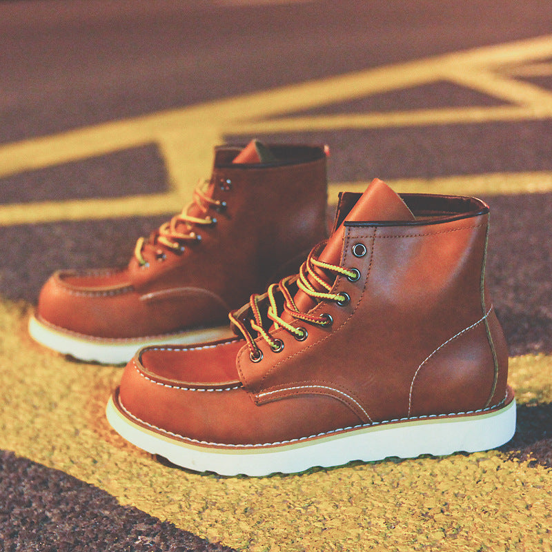 Retro Mark Head Work Boots