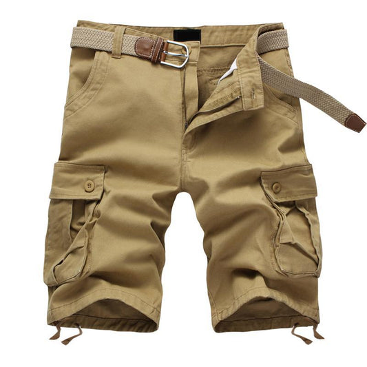 Multi-pocket cargo shorts