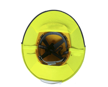 Hard Hat Sun Shade Neck Shield Sun Protection With Reflective Strip And High Visable Mesh.