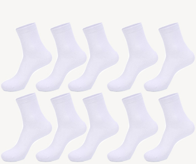 Plain Color Sweat-absorbent Deodorant Cotton Socks