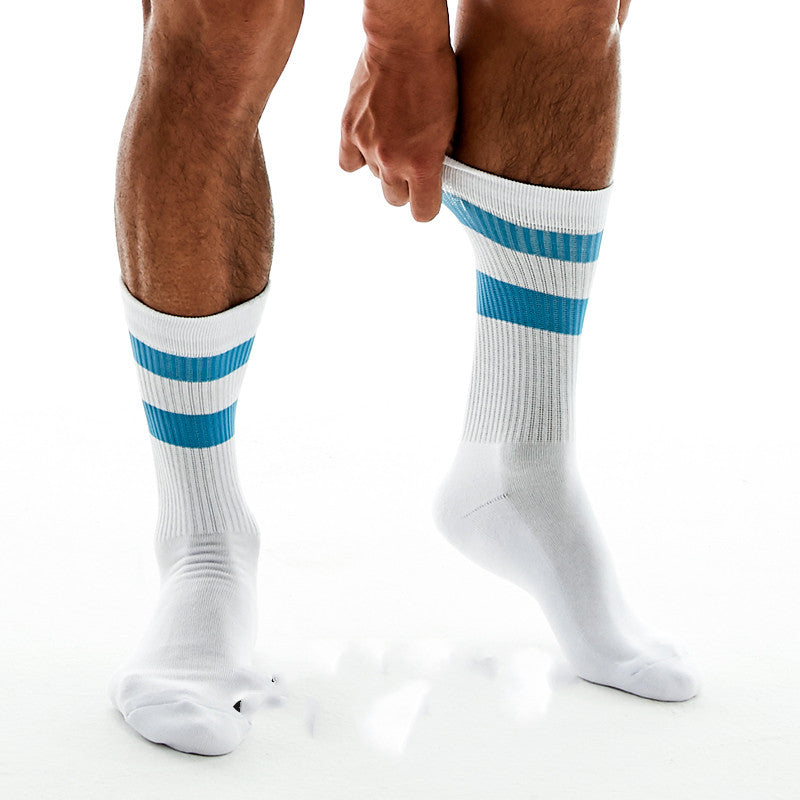 Fitness absorbent cotton socks