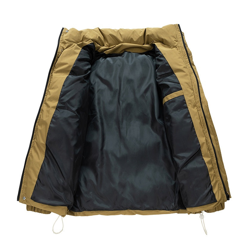 Warm Standing Collar Thick Cotton-padded Coat