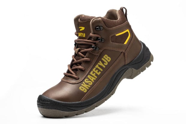 Lightweight And Comfortable Construction Shoes With Steel Toe Caps