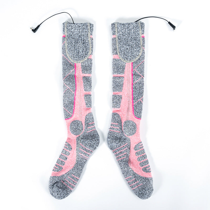 Electric Temperature Adjustable Heating Socks For Men And Women