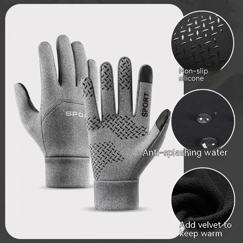 Waterproof Winter Fleece-lined Thermal Touch Screen Gloves