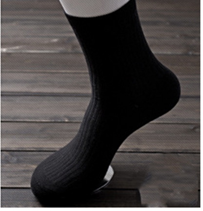 Pure Color Thick Comfortable Cotton Simple Tube Socks