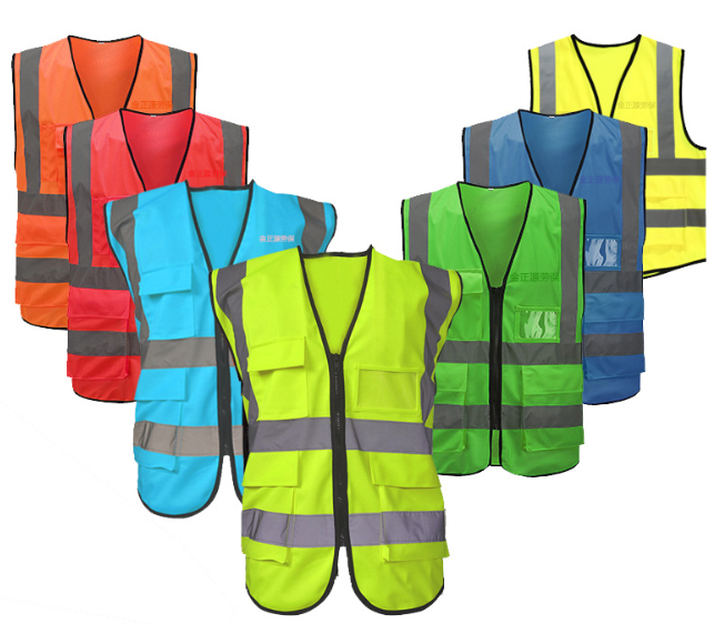 Multi-Pocket Reflective Vest / Safety Vest