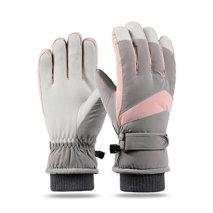 Winter Fleece Thickened Warm And Windproof Gloves