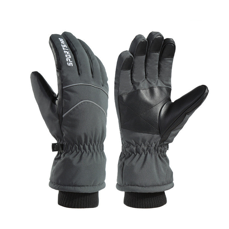 Outdoor Waterproof, Cold And Windproof Touch Screen Warm Gloves