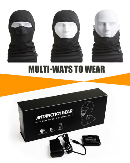 Heated Face Mask Windproof Warm Battery Heating Technology